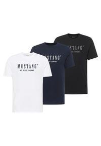 3 Pak T-shirt Mustang Style Alex General White Dark Sapphire Black #1