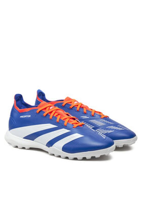 Adidas - adidas Buty do piłki nożnej Predator League TF ID0910 Niebieski. Kolor: niebieski. Materiał: skóra