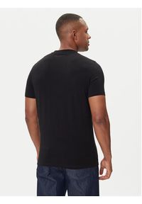 Karl Lagerfeld - KARL LAGERFELD T-Shirt 755032 554221 Czarny Regular Fit. Typ kołnierza: dekolt w karo. Kolor: czarny. Materiał: bawełna #3