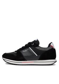 Pepe Jeans Sneakersy PMS30995 Czarny. Kolor: czarny. Materiał: skóra #4