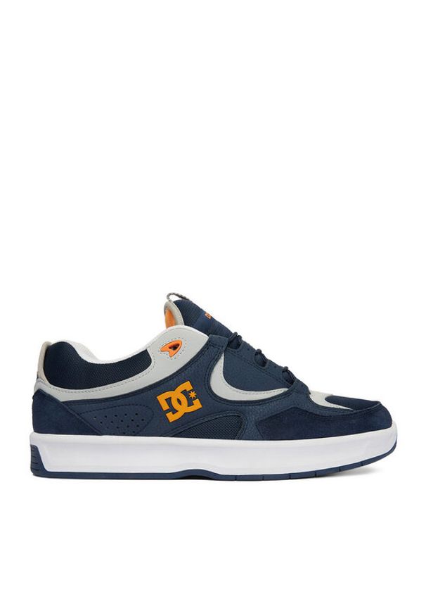 DC Shoes Sneakersy DC01721410 Granatowy. Kolor: niebieski. Materiał: skóra, zamsz