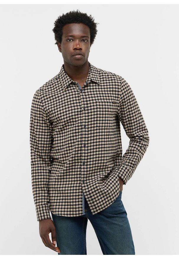 Męska Koszula Mustang Style Eastbridge brushed twill mini check black 1016960 12786