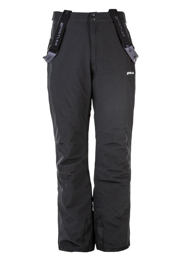 Whistler - Spodnie narciarskie Portmann M Softshell W-PRO 8000. Kolor: czarny. Materiał: softshell. Sport: narciarstwo