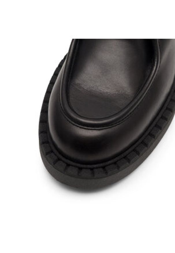 Gino Rossi Oxfordy ARONA-26909PE Czarny. Kolor: czarny. Materiał: skóra