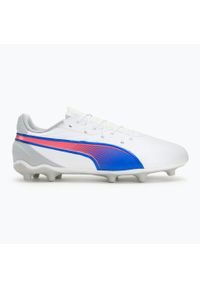 Puma - Buty piłkarskie dziecięce PUMA King Match FG/AG Jr. Kolor: biały. Sport: piłka nożna