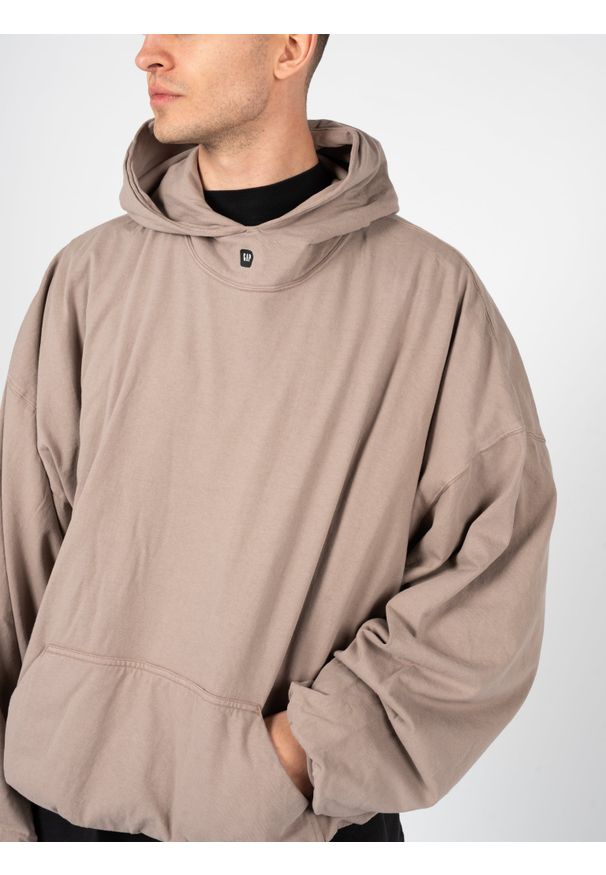Yeezy Gap Engineered by Balenciaga - Yeezy Gap Engineered By Balenciaga Bluza "Hoodie" | 719608 TMVQ1 | Mężczyzna | Beżowy. Typ kołnierza: kaptur. Kolor: beżowy. Materiał: bawełna. Wzór: nadruk