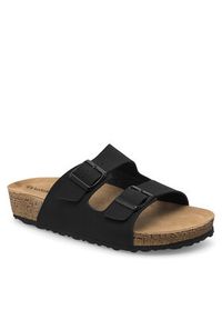 Inblu Klapki NM000034 Czarny. Kolor: czarny. Materiał: syntetyk, skóra #8