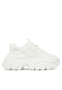DeeZee Sneakersy AM25238 Biały. Kolor: biały. Materiał: skóra