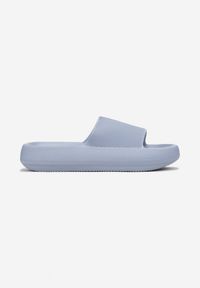 Born2be - Niebieskie Klapki z Pianki o Minimalistycznym Designie Kaseis. Okazja: na plażę, na co dzień. Kolor: niebieski. Styl: sportowy, casual