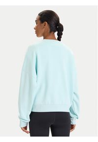 Adidas - adidas Bluza Essentials Small Logo Feelcozy JV7300 Zielony Loose Fit. Kolor: zielony. Materiał: bawełna