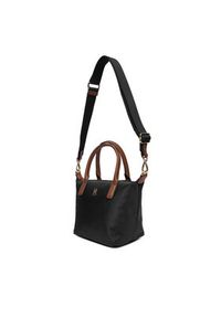 TOMMY HILFIGER - Tommy Hilfiger Torebka Popette Mini Tote AW0AW17709 Czarny. Kolor: czarny #5
