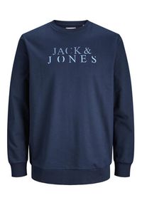 Jack & Jones - Jack&Jones Bluza 12244404 Granatowy Standard Fit. Kolor: niebieski. Materiał: bawełna