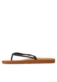Roxy Japonki ARJL101169 Czarny. Kolor: czarny. Materiał: skóra