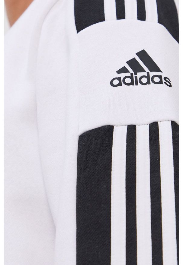 adidas Performance Bluza GT6641 męska kolor biały z aplikacją. Okazja: na co dzień. Kolor: biały. Materiał: dzianina, materiał. Wzór: aplikacja. Styl: casual