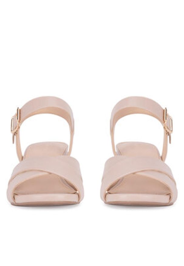 Clara Barson Sandały WSS21574-01 Beżowy. Kolor: beżowy. Materiał: materiał, syntetyk