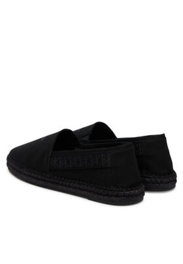 Calvin Klein Espadryle Espadrille Webbing Cv HM0HM02075 Czarny. Kolor: czarny. Materiał: materiał