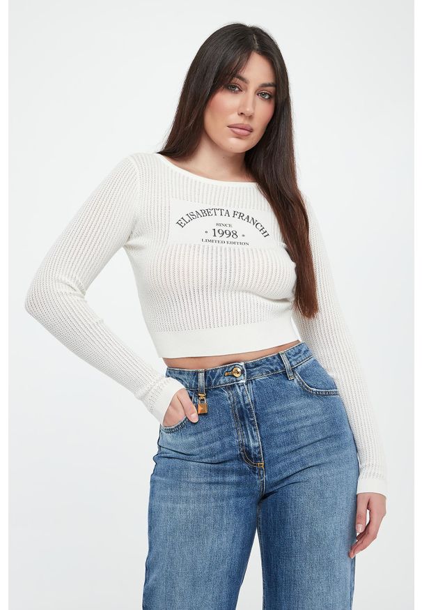 Elisabetta Franchi - Sweter damski ELISABETTA FRANCHI
