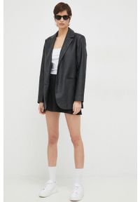 Calvin Klein Jeans top damski kolor biały. Kolor: biały. Materiał: materiał, dzianina, prążkowany, wiskoza. Długość rękawa: na ramiączkach #2