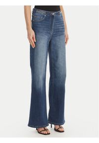 Morgan Jeansy 261-PIZET Niebieski Wide Leg. Kolor: niebieski #1
