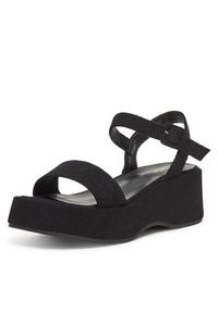 DeeZee Sandały DXJ220515 Czarny. Kolor: czarny. Materiał: materiał