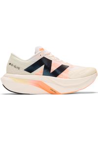 Buty damskie New Balance FuelCell SC Elite V4 WRCELCW4 – beżowe. Kolor: beżowy. Materiał: guma, syntetyk, włókno, materiał. Szerokość cholewki: normalna. Sport: fitness, bieganie