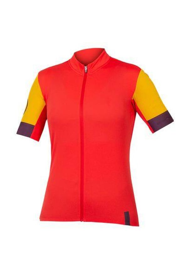 ENDURA - Damski jersey Endura FS260. Kolor: czerwony. Materiał: jersey. Sport: kolarstwo