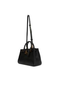 TOMMY HILFIGER - Tommy Hilfiger Torebka American Icon Mini Tote Leather AW0AW17926 Czarny. Kolor: czarny. Materiał: skórzane #4