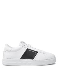 Emporio Armani Sneakersy X4X570 XN840 Biały. Kolor: biały. Materiał: skóra