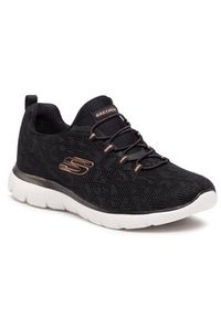 skechers - Skechers Sneakersy Leopard Spot 149037/BKRG Czarny. Kolor: czarny. Materiał: materiał #2