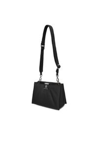 TOMMY HILFIGER - Tommy Hilfiger Torebka Th Her Med Satchel Nylon Sv AW0AW18200 Czarny. Kolor: czarny #5