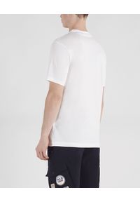 PAUL & SHARK - Biały t-shirt z nadrukiem. Kolor: biały. Materiał: bawełna. Wzór: nadruk. Styl: klasyczny, sportowy #6