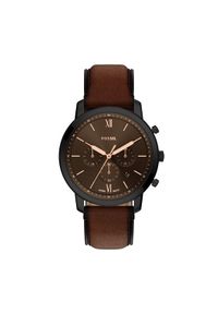 Fossil Zegarek Neutra FS6163 Brązowy. Kolor: brązowy. Materiał: skóra #1