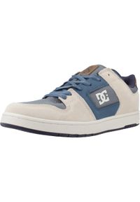DC Shoes - Buty DC MANTECA 4 Niebieski. Okazja: na co dzień. Kolor: niebieski, wielokolorowy, biały. Materiał: skóra. Szerokość cholewki: normalna #1