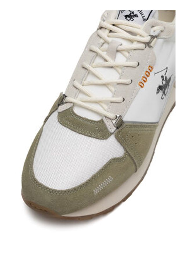 Beverly Hills Polo Club Sneakersy CRUZ MIX Biały. Kolor: biały. Materiał: zamsz, skóra