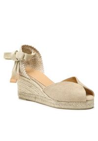 Castañer Espadryle Bilina/6/002 023003-2017 Beżowy. Kolor: beżowy. Materiał: skóra #3
