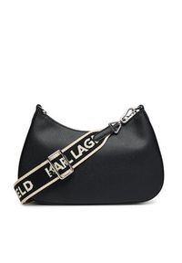 Karl Lagerfeld - KARL LAGERFELD Torebka A3W30316 Czarny. Kolor: czarny. Materiał: skórzane