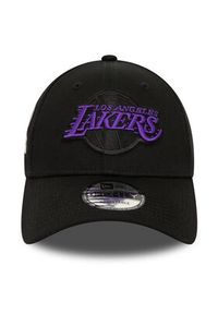 New Era Czapka z daszkiem Side Patch 940 Lakers 60435127 Czarny. Kolor: czarny. Materiał: materiał