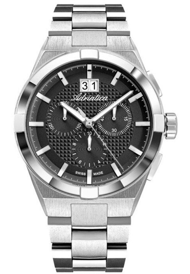 Zegarek męski Adriatica A8336.5116CH srebrny. Kolor: srebrny
