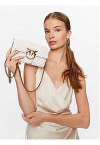 Pinko Torebka Love Mini Icon Wallet C PE 23 PLTT 100062 A0GK Écru. Materiał: skórzane #3