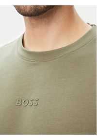 BOSS T-Shirt Tee 10 50519368 Khaki Relaxed Fit. Kolor: brązowy. Materiał: bawełna #5
