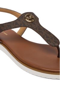 MICHAEL Michael Kors Sandały Val Thong 40R6VAFS1B Brązowy. Kolor: brązowy. Materiał: skóra #4
