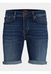 Jack & Jones - Jack&Jones Szorty jeansowe Jjirick 12250489 Niebieski Regular Fit. Kolor: niebieski. Materiał: bawełna