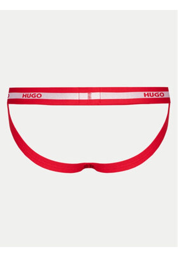 Hugo Komplet 3 par slipów Jock Strap 50517882 Kolorowy. Materiał: bawełna. Wzór: kolorowy