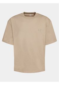 Alpha Industries T-Shirt Essentials 146504 Beżowy Relaxed Fit. Kolor: beżowy. Materiał: bawełna