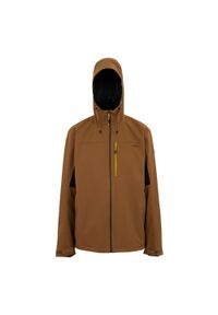 Regatta - Męska Kurtka Wodoodporna Birchdale II. Kolor: czarny, zielony, brązowy, wielokolorowy. Sezon: jesień. Sport: turystyka piesza #1