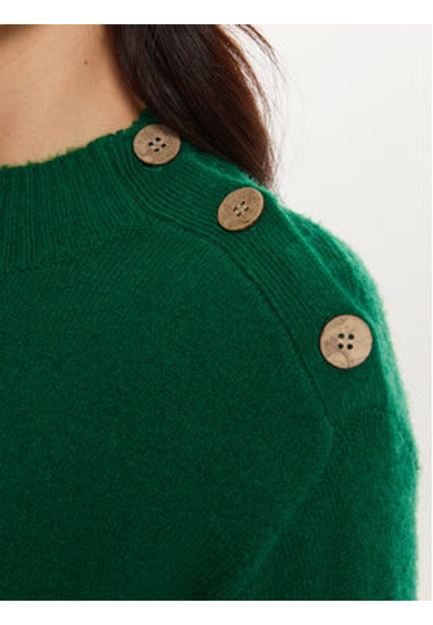 Tatuum Sukienka dzianinowa Anica T2320.204B Zielony Relaxed Fit. Kolor: zielony. Materiał: syntetyk