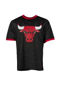 Koszulka do koszykówki New Era NBA Mesh Chicago Bulls Czarny. Kolor: czarny. Materiał: mesh. Sport: koszykówka