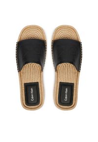Calvin Klein Espadryle Flatf Espa Mule Lth Mg HW0HW03027 Czarny. Kolor: czarny. Materiał: skóra #2