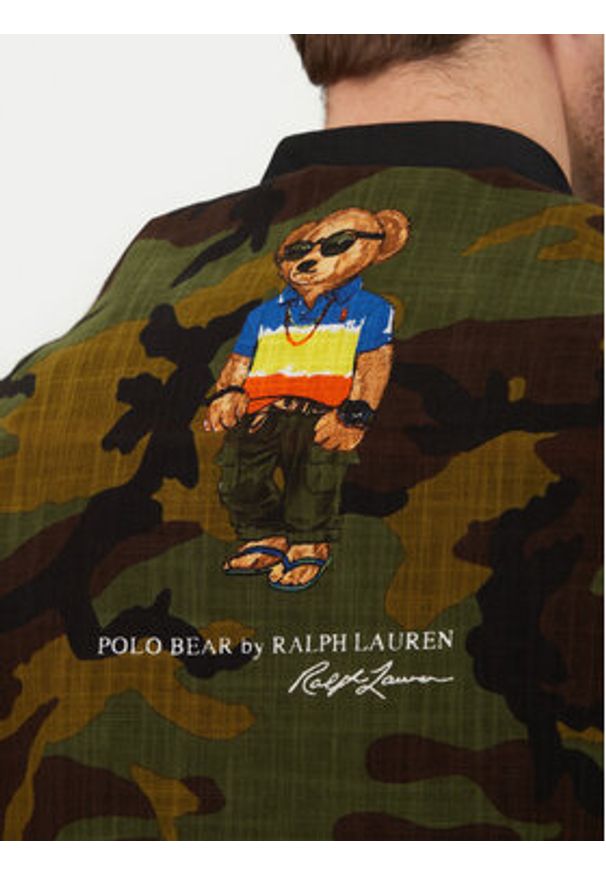 Polo Ralph Lauren Chusta 449973185001 Zielony. Kolor: zielony. Materiał: materiał, bawełna