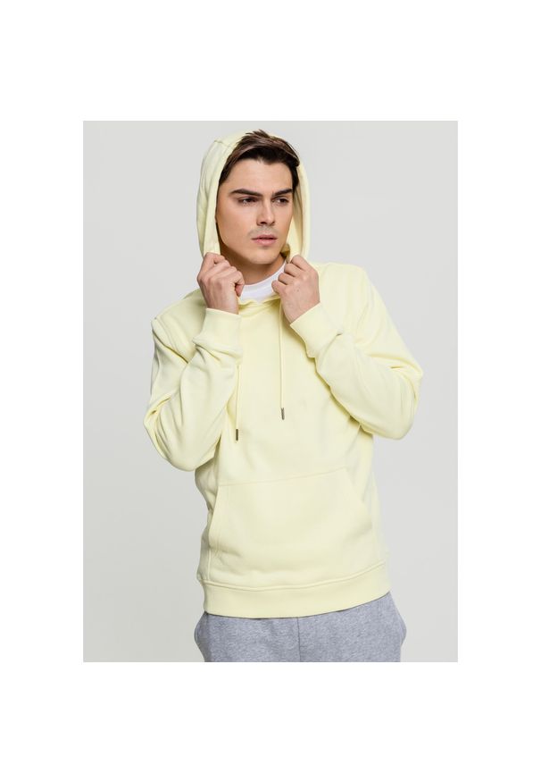 Urban Classics - Bluza z kapturem Urban Classic Terry basic. Typ kołnierza: kaptur. Kolor: żółty